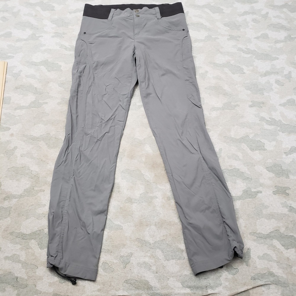 Title Nine Hiking Pants Womens 6 Gray Golf Tennis Outdoor Pockets Straight Leg